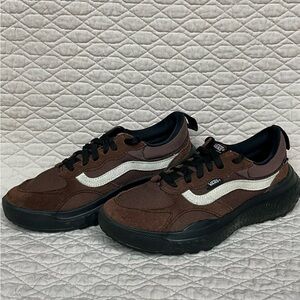 Brown and Black Vans Neo VR3 Sneakers